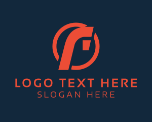 Freight - Digital Freight Letter F logo design