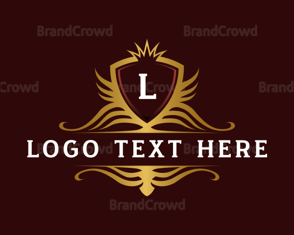 Premium Luxury Crest Shield Logo