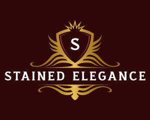 Premium Luxury Crest Shield logo design