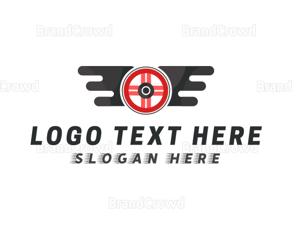 Wings Auto Steering Wheel Logo