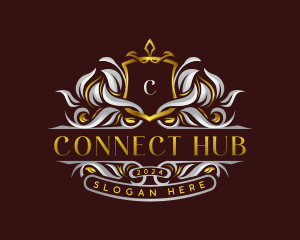 Decorative Luxury Crest logo design