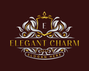 Decorative Luxury Crest logo design