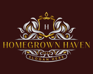 Decorative Luxury Crest logo design