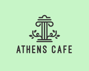 Athens - Garden Pillar Vine logo design