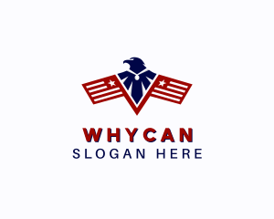Eagle Military Flag Logo