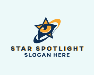 Animal Eye Star Orbit logo design