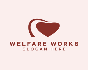 Welfare - Heart Support Charity logo design