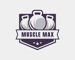 Bodybuilding - Gym Kettlebell Bodybuilder logo design