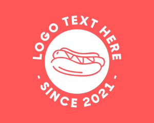 Hot Dog Circle logo design