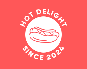 Hot Dog Circle logo design