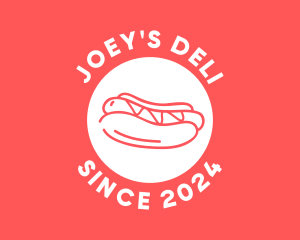 Hot Dog Circle logo design