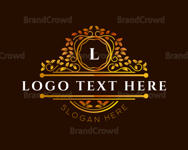 Luxury Garden Crest Logo