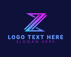 Media - Tech Startup Letter Z logo design