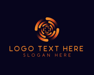 Online - Digital Technology Software logo design