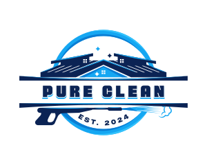 Pressure Washer Maintenance Cleaning logo design