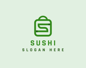 Shopping Bag Letter S  logo design