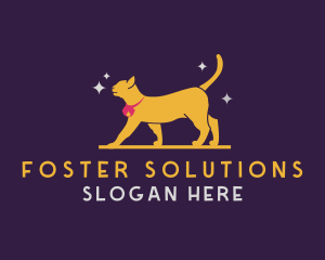 Feline Cat Animal logo design