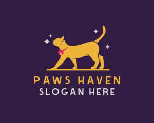 Feline Cat Animal logo design