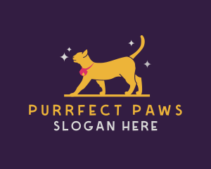 Feline Cat Animal logo design