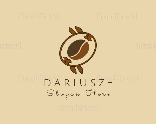 Coffee Bean Decoration Logo