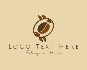 Hand Brew - Coffee Bean Decoration logo design