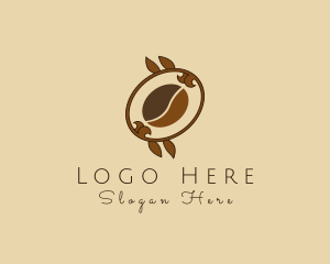 Latte - Coffee Bean Decoration logo design