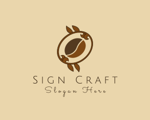 Coffee Bean Decoration logo design