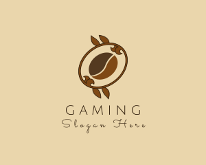 Caffeine - Coffee Bean Decoration logo design