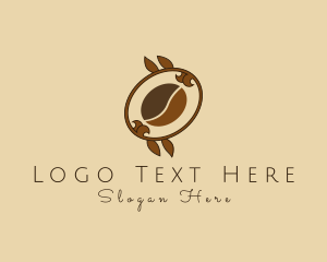 Coffee Bean Decoration Logo