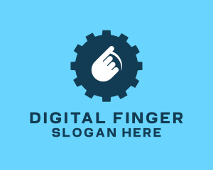 Finger - Handyman Gear Touch logo design