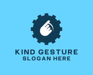 Gesture - Handyman Gear Touch logo design
