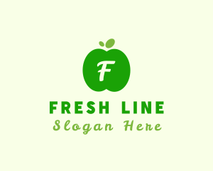 Fresh Apple Fruit logo design