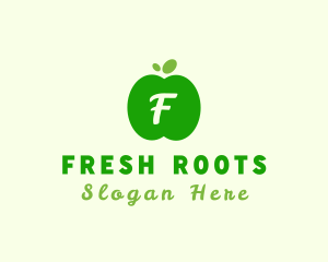 Fresh Apple Fruit logo design