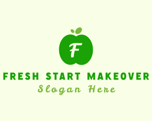 Fresh Apple Fruit logo design