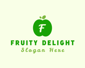 Fresh Apple Fruit logo design