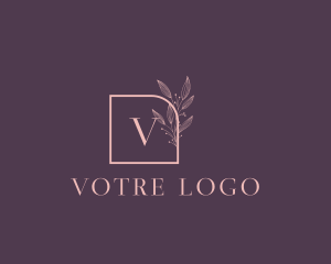 Floral Feminine Cosmetics Boutique Logo