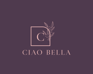 Floral Feminine Cosmetics Boutique logo design