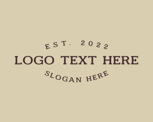 Vintage Hipster Marketing Logo