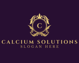 Crown Wreath Legal Advice logo design