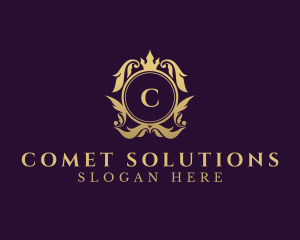 Crown Wreath Legal Advice logo design