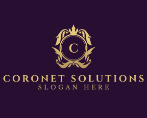 Crown Wreath Legal Advice logo design