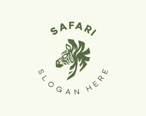 Wild Zebra Safari logo design