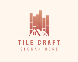 Floorboard House Tile logo design