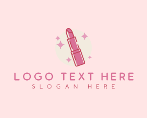 Lipstick - Makeup Lipstick Glamour logo design