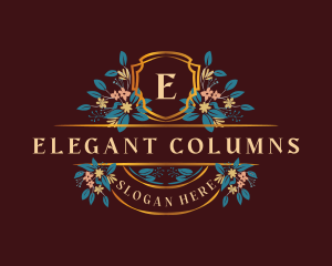 Elegant Floral Salon logo design