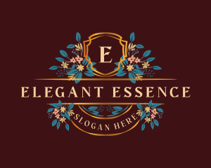 Elegant Floral Salon logo design