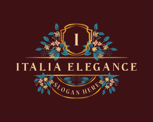 Elegant Floral Salon logo design