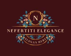 Elegant Floral Salon logo design