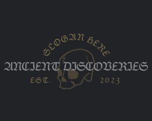 Gothic Skull Business logo design