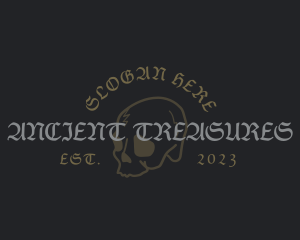 Gothic Skull Business logo design